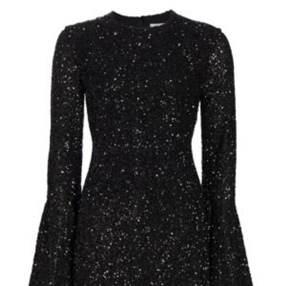 NWT Frame Flared-Sleeves Sequin Minidress